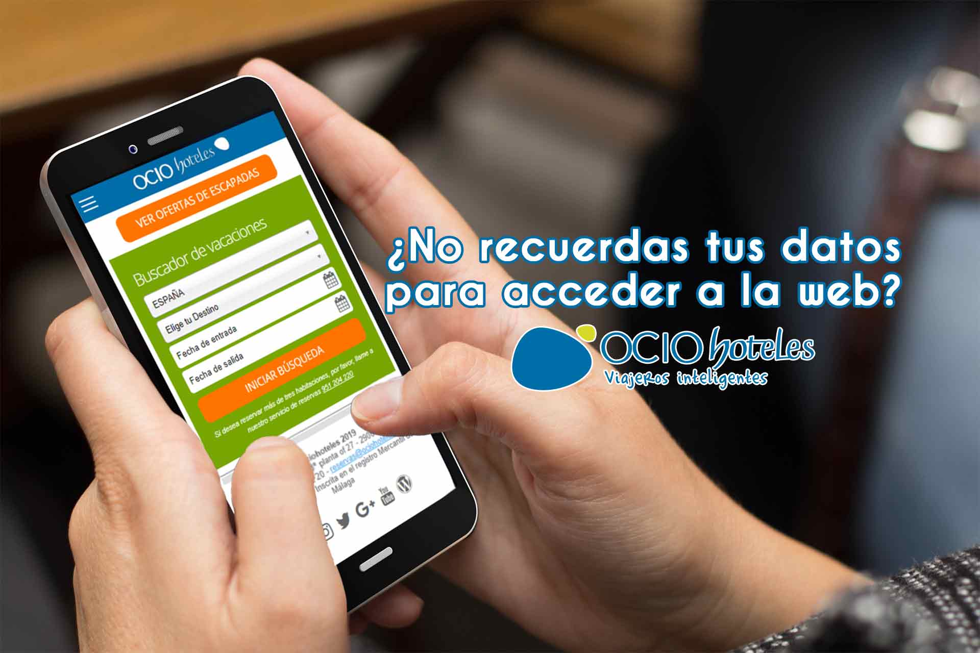 Recuperar acceso a la web de Ocio Hoteles